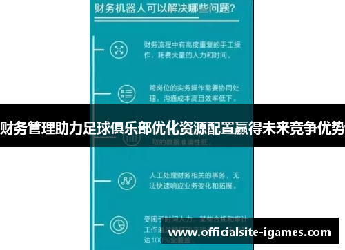 财务管理助力足球俱乐部优化资源配置赢得未来竞争优势