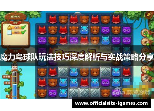 魔力鸟球队玩法技巧深度解析与实战策略分享
